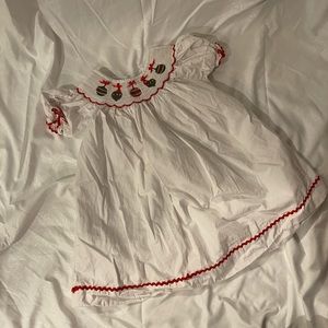 Smocked Christmas dress